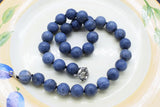12mm Coral Smooth Round Necklace 18 Inch Beads Nature
