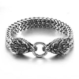 12mm Couples Distance Bracelet Zircon Crown Skull Set