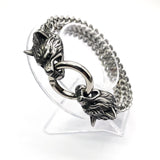12mm Couples Distance Bracelet Zircon Crown Skull Set