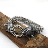 12mm Couples Distance Bracelet Zircon Crown Skull Set