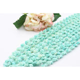 12mm Lt.Green Camellia Flower Resin Stone DIY Jewelry Making