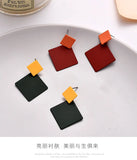 12pairs Fresh Personality Disc Earrings for Women