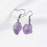 12 Pairs Raw Ore Stone Earrings Variety Pack