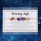 Chip Stone Beads Wax Bracelet Braid Rope Crystal Charm Bracelets