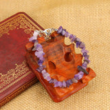 12pc Broken Gravel Stone Beads Bracelet Chakra Jewelry