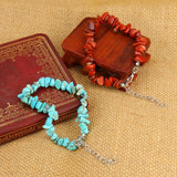 12pc Broken Gravel Stone Beads Bracelet Chakra Jewelry