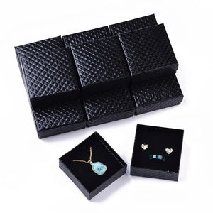 12pc Jewelry Organizer Storage Pendant Necklace Earrings Ring Box Paper Box