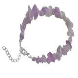 12pc Natural Gem Stone Bracelet Crystal Chip Beads Bracelet for Women