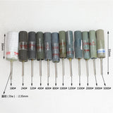 12pc Sanding Belt Sandpaper Polishing Bands Electric Drill Accessories