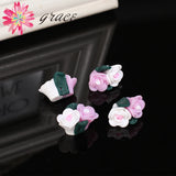 12pc/lot 22mm Flower Beads Bracelet Necklace Jewelry Decoration Craft Material