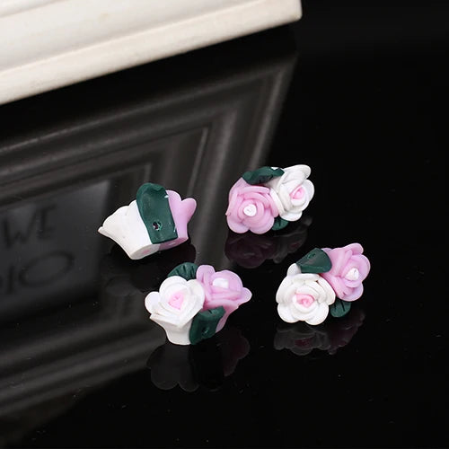 12pc/lot 22mm Flower Beads Bracelet Necklace Jewelry Decoration Craft Material