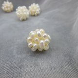 12pc Freshwater Pearl Ball Loose Beads For Jewelry Making 13mm