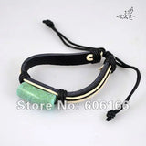 12pc Mix Turquoise Leather Bracelet Resin Tribe Bracelets
