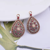 12pcs Bohemia Style Metal Seed Beads Charms Pendant DIY Jewelry Making