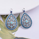 12pcs Bohemia Style Metal Seed Beads Charms Pendant DIY Jewelry Making
