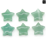 12pcs 30mm Star Statue Rose Quartz Healing Crystal Gift Room Ornament