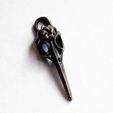 12pcs 3D Bird Skull Metal Charms Pendants Antique Copper Tone DIY Necklace Jewel