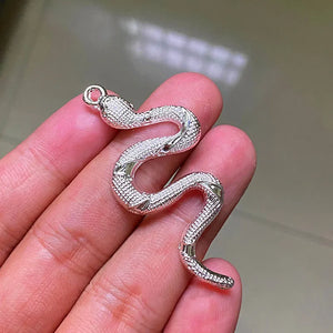 12pcs Snake Pendants Charms for Jewelry Making DIY Women Necklace Bracelet Craft