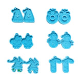 Christmas Pendant Earrings Mold Combo Epoxy Resin Jewelry Casting Mold DIY