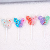 12pcs 82*35mm Multicolor Lollipops Resin Charms for DIY Jewelry