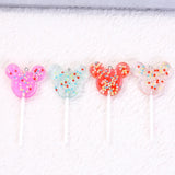 12pcs 82*35mm Multicolor Lollipops Resin Charms for DIY Jewelry