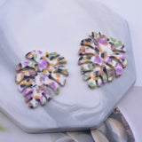 12pcs Acetate Monstera Leaves for DIY Jewelry Earrings