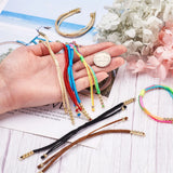 Adjustable Braided Bracelet Cord Rope with Brass Beads - DIY Jewelry Making