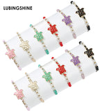 12pcs Animal Turtle Charm Bracelets for Women Kids