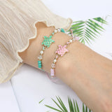 12pcs Animal Turtle Charm Bracelets for Women Kids