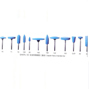 12pcs Silicone Rubber Points Polishing Wheels for Dental Jewelry Rotary Tool