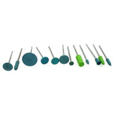12pcs Silicone Rubber Points Polishing Wheels for Dental Jewelry Rotary Tool