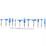12pcs Silicone Rubber Points Polishing Wheels for Dental Jewelry Rotary Tool