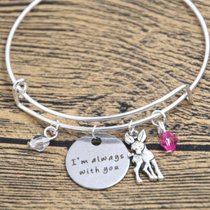 12pcs Baby Deer Fawn Bracelet Always With You Deer Family Bracelets