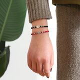 Bohemia Charm Bracelets Set For Women Rope Adjustable Bracelet