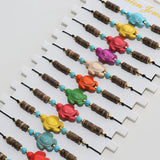Bohemia Charm Bracelets Set For Women Rope Adjustable Bracelet