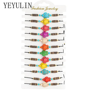 Bohemia Charm Bracelets Set For Women Rope Adjustable Bracelet