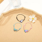 12pcs Bohemian Friendship Bracelets Crystal Bead Unicorn Charms for Girls
