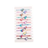 12pcs Bohemian Friendship Bracelets Crystal Bead Unicorn Charms for Girls