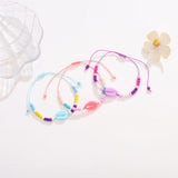 12pcs Candy Seeds Beads Shell Braided Bracelets for Women Child