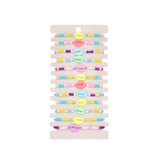12pcs Candy Seeds Beads Shell Braided Bracelets for Women Child