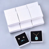 12pcs Jewelry Boxes for Pendant & Earring & Ring, Red Square 7.5x7.5x3.5cm