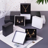 12pcs Jewelry Boxes for Pendant & Earring & Ring, Red Square 7.5x7.5x3.5cm