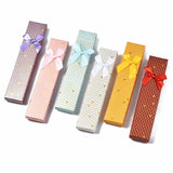 12pcs Jewelry Gift Box Necklace Cases With Sponge