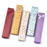 12pcs Jewelry Gift Box Necklace Cases With Sponge