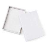 12pcs Jewelry Set Boxes for Necklaces Earrings Rings, White, 9x6.5x2.8cm