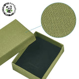 12pcs Cardboard Jewelry Set Packaging Boxes with Sponge - Rectangle
