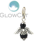 12pcs Dancing Angel Wings Pendant 35x20mm Guardian Angel Pendants for Keychain