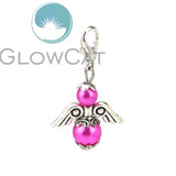 12pcs Dancing Angel Wings Pendant 35x20mm Guardian Angel Pendants for Keychain