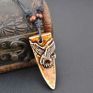 12pcs Tribal Style Eagle Pendants Necklaces XL59
