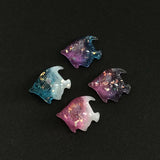 12pcs Glitter Resin Dolphin & Shell Ocean Animal DIY Accessories